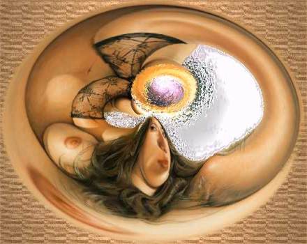 "Изнанка"монитор/мышь